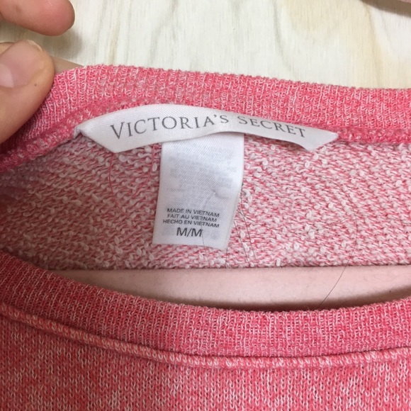 Victoria Secret Angel Pink Sweatshirt M - Picture 3 of 5